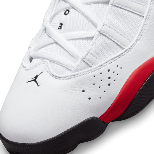 Jordan - Men - 6 Rings - White/Black/University Red