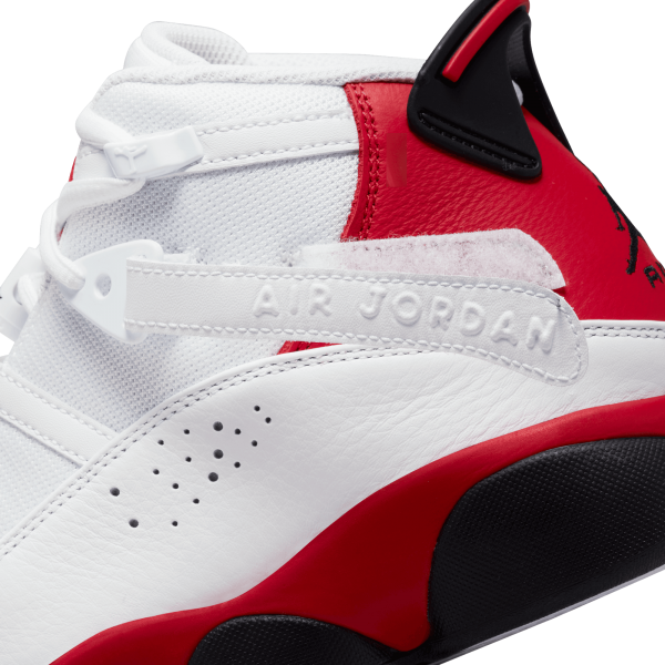 Jordan - Men - 6 Rings - White/Black/University Red