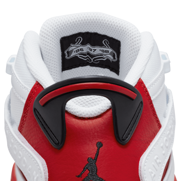 Jordan - Men - 6 Rings - White/Black/University Red