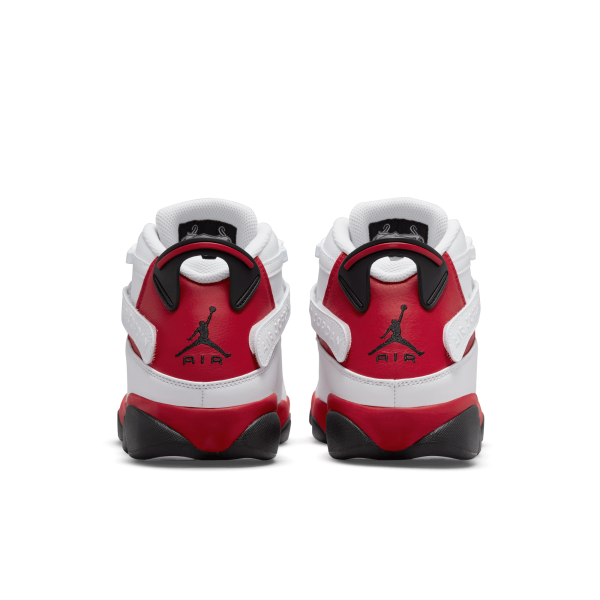 Jordan - Men - 6 Rings - White/Black/University Red