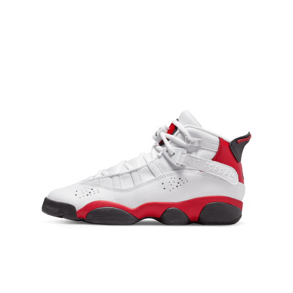 Jordan - Boy - GS 6 Rings - White/Black/University Red