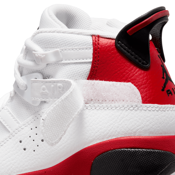 Jordan - Boy - GS 6 Rings - White/Black/University Red