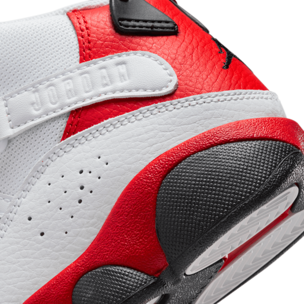 Jordan - Boy - PS 6 Rings - White/Black/University Red
