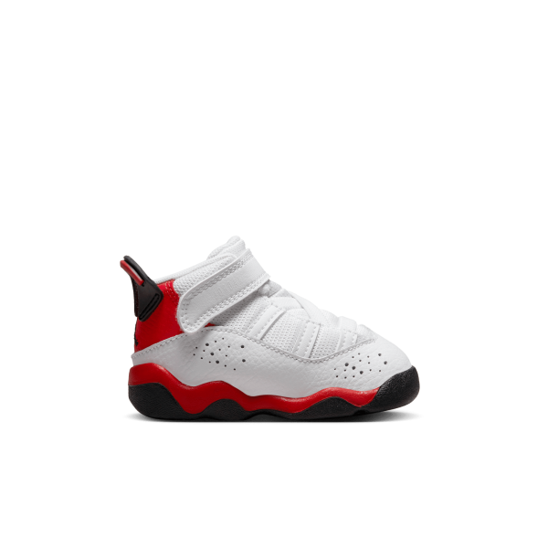 Jordan - Boy - TD 6 Rings - White/Black/University Red