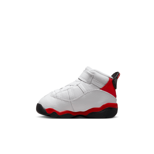 Jordan - Boy - TD 6 Rings - White/Black/University Red