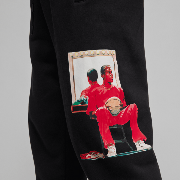 Jordan - Men - Flight Artist Sweatpant - Black/University Red