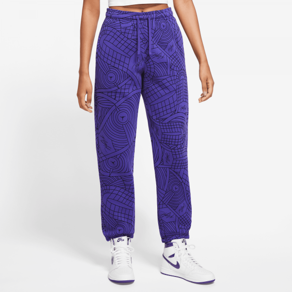 Jordan - Women - BRKLN AOP Sweatpant - Dark Concord