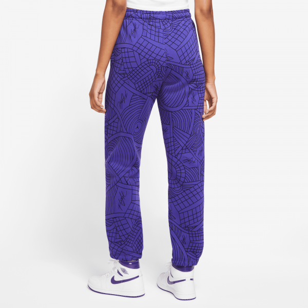 Jordan - Women - BRKLN AOP Sweatpant - Dark Concord