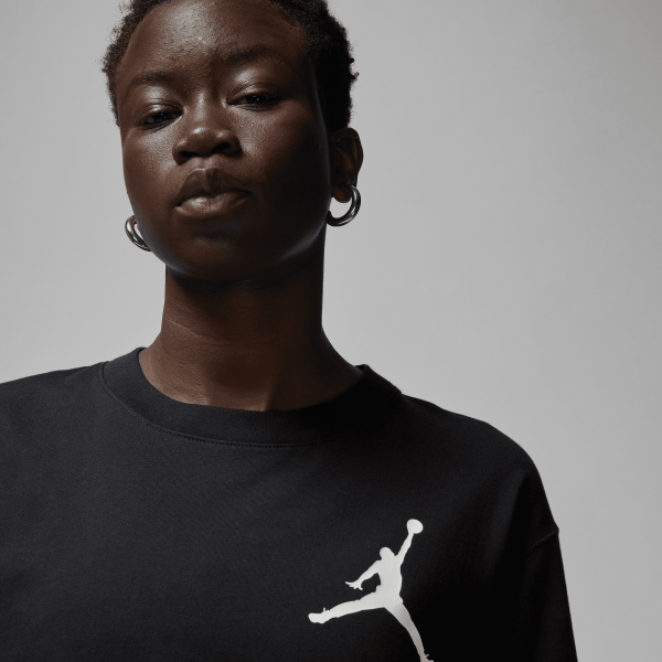 Jordan - Women - Flight GFX GF Tee - Black/White