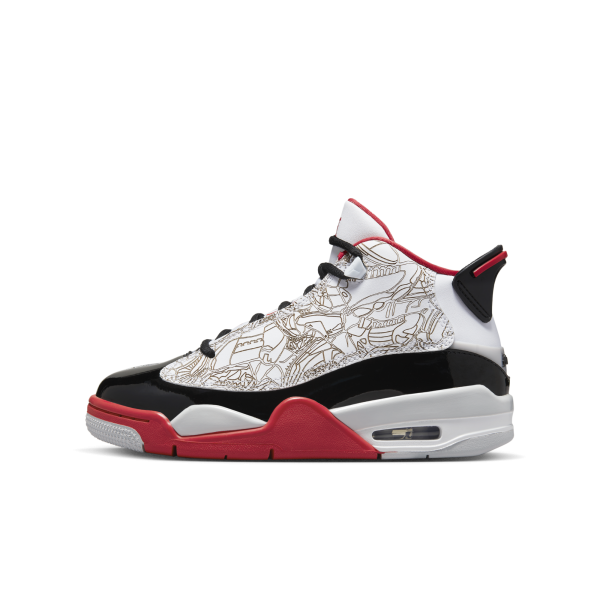 Jordan - Boy - GS Dub Zero - White/Red/Black/Grey