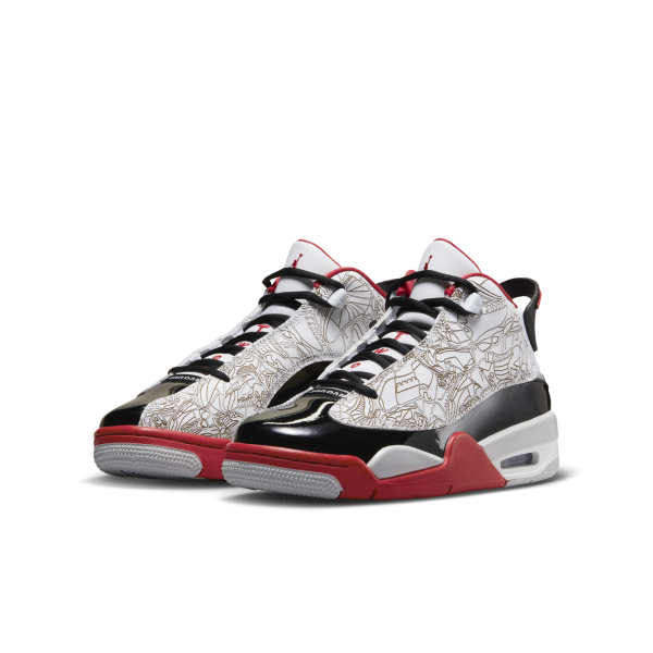 Jordan - Boy - GS Dub Zero - White/Red/Black/Grey