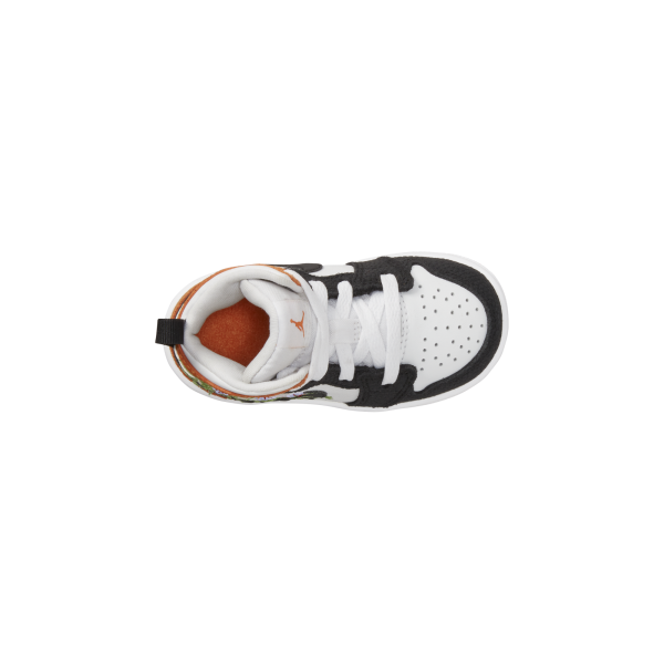 Jordan - Girl - TD Air Jordan 1 Mid SE - White/Black/Starfish/Green