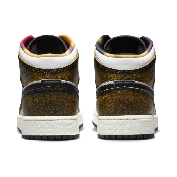 Jordan - Boy - GS Air Jordan 1 Mid SE - Black/Taxi/White/Sail