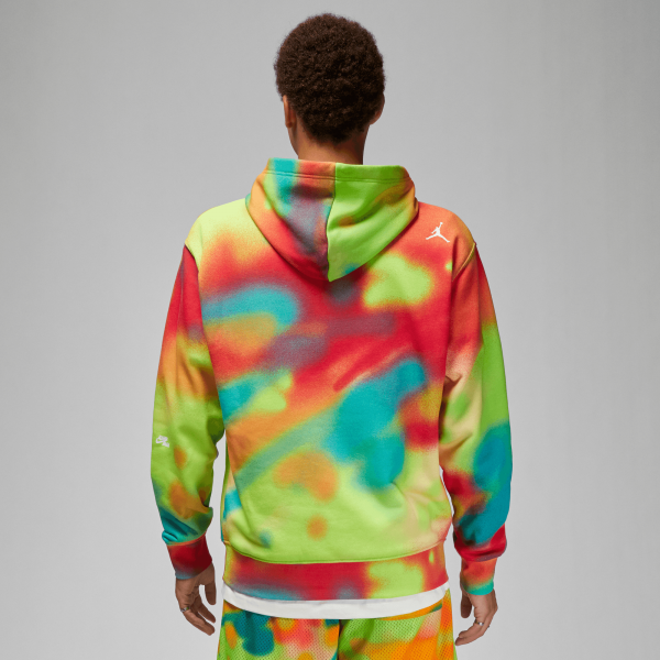 Jordan - Men - Flight MVP AOP Pullover Hoodie - Sesame/Sail