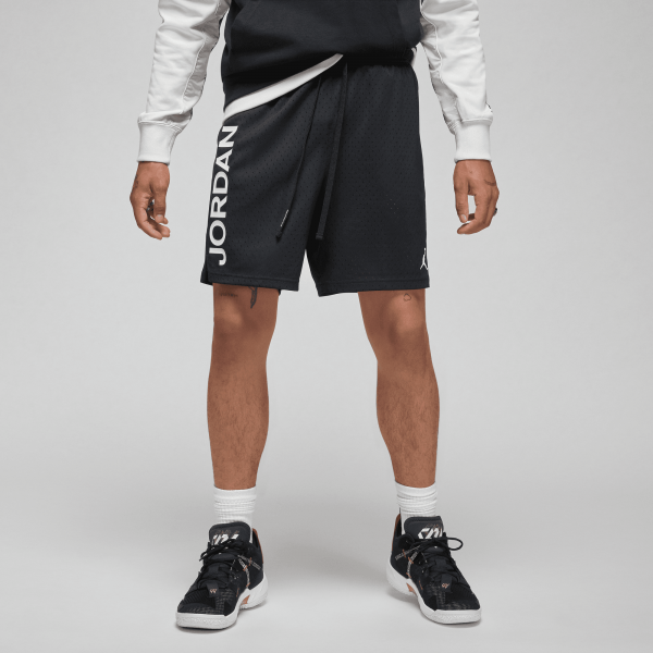 Jordan - Men - Mesh GFX Shorts - Black/White