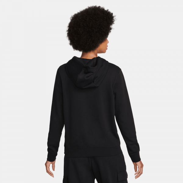 Nike - Women - Club Pullover Hoodie - Black/White