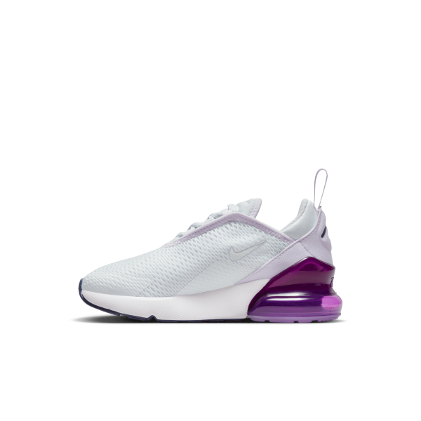Nike - Boy - PS Air Max 270 - White/Silver
