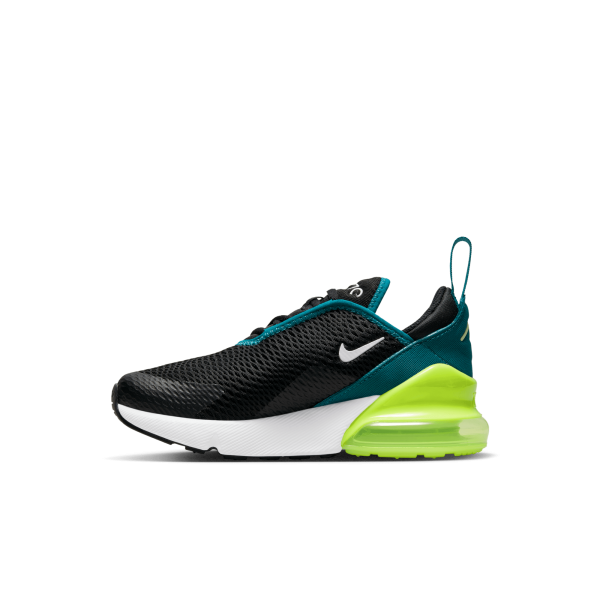 Nike - Boy - PS Air Max 270 - Black/White/Bright Spruce