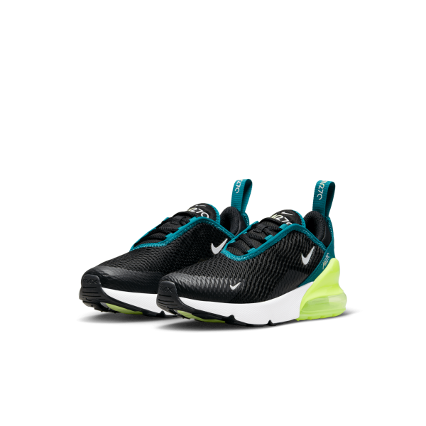 Nike - Boy - PS Air Max 270 - Black/White/Bright Spruce