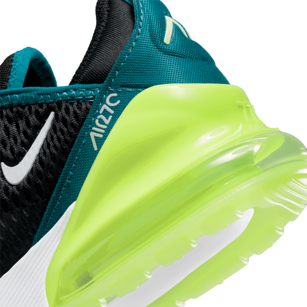 Nike - Boy - PS Air Max 270 - Black/White/Bright Spruce