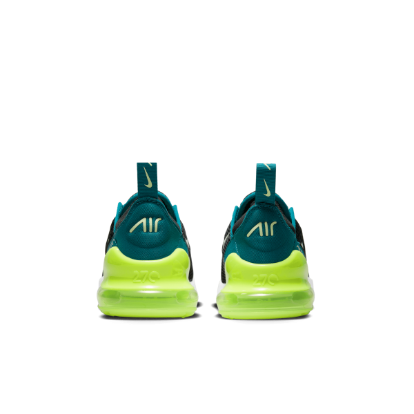 Nike - Boy - PS Air Max 270 - Black/White/Bright Spruce