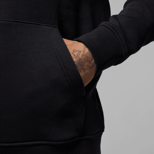 Jordan - Men - Flight MVP Pullover - Black/Rush Orange