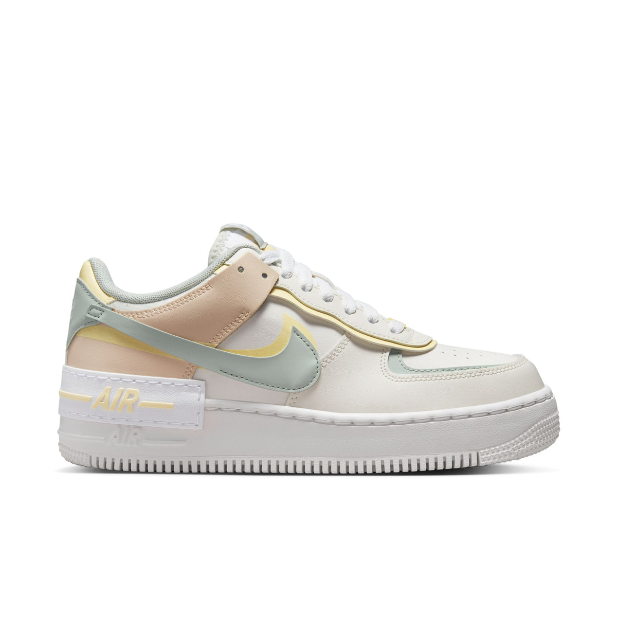 Nike - Women - AF1 Shadow - Sail/Light Silver/Citron Tint