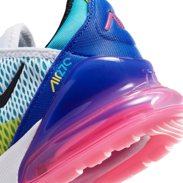 Nike - Boy - PS Air Max 270 - White/Black/Hyper Royal