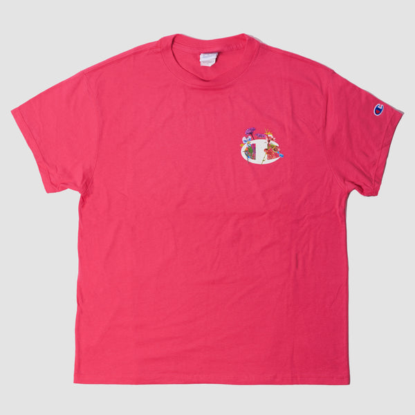 CHAMPION - Women - Atomic Bloom Tee - Red