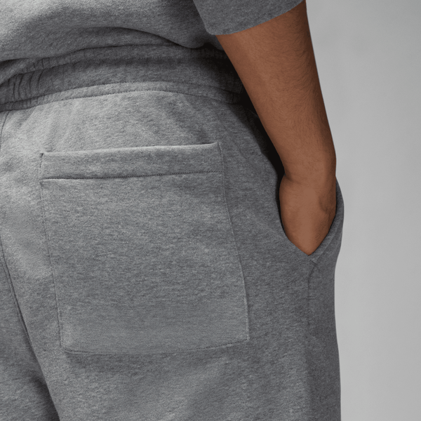 Jordan - Men - Essential Fleece Shorts - Carbon Heather/White
