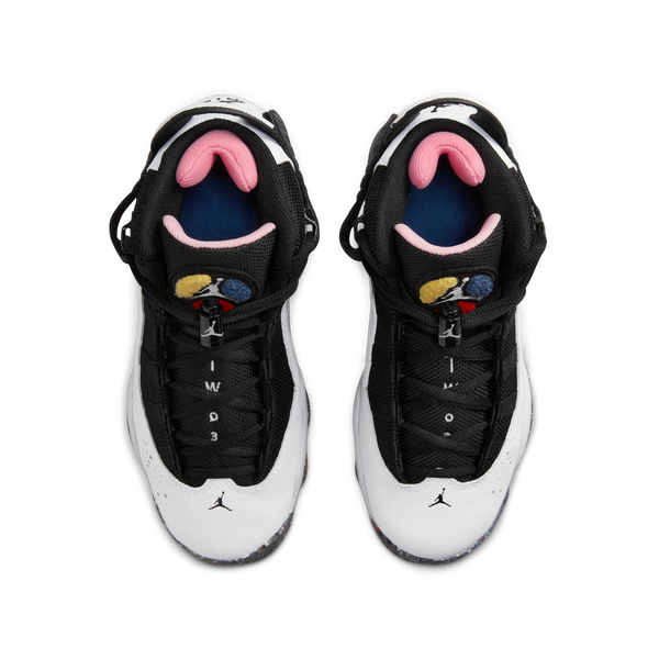 Jordan - Girl - GS 6 Rings - White/Black/Picante Red