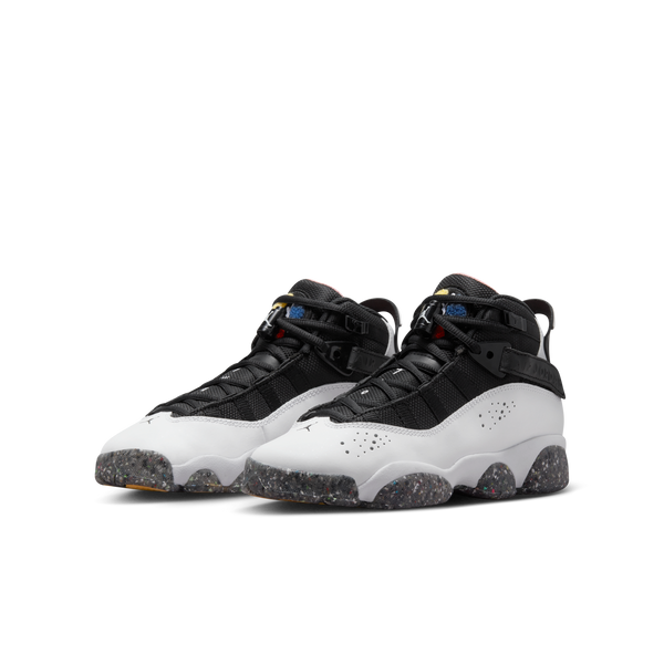 Jordan - Girl - GS 6 Rings - White/Black/Picante Red