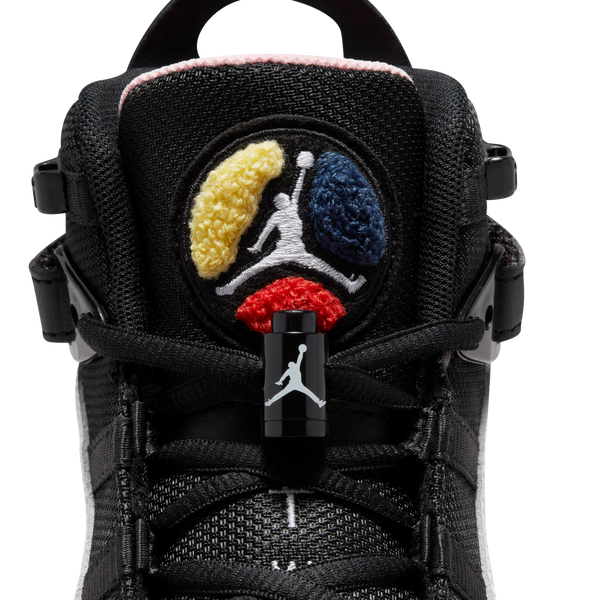 Jordan - Girl - GS 6 Rings - White/Black/Picante Red