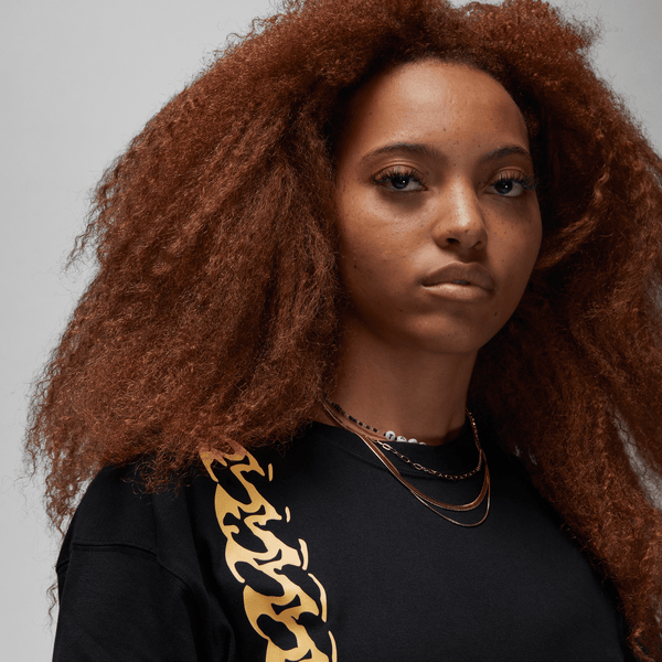 Jordan - Women - Graphic Chain Tee - Black