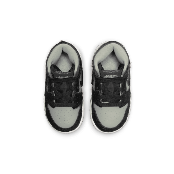 Jordan - Girl - TD Retro 1 High - Medium Grey/Black/White