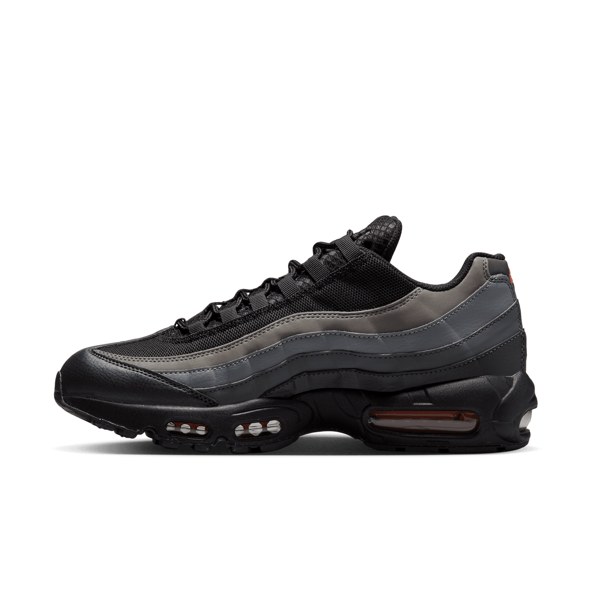 Nike Men Air Max 95 Black Picante Red Nohble