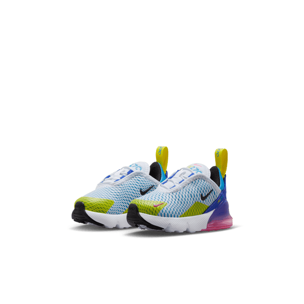 Nike - Boy - TD Air Max 270 - White/Black/Hyper Royal