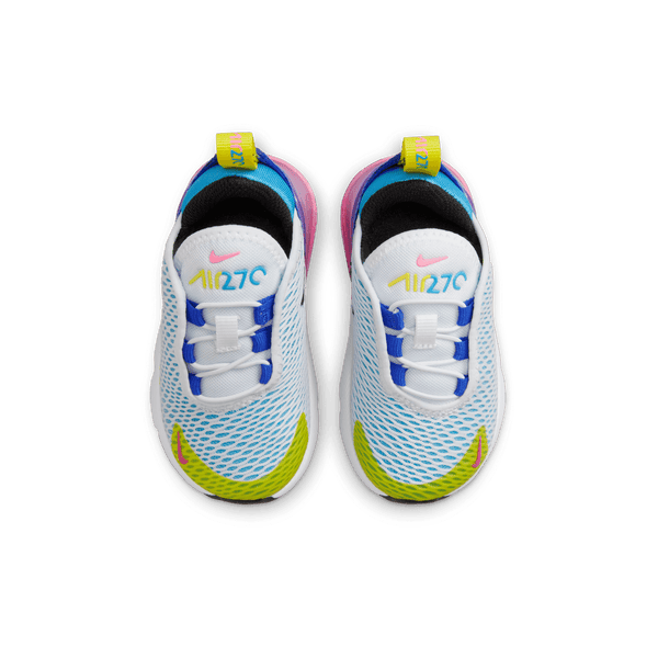 Nike - Boy - TD Air Max 270 - White/Black/Hyper Royal