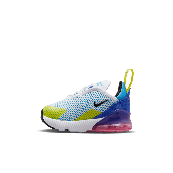 Nike - Boy - TD Air Max 270 - White/Black/Hyper Royal