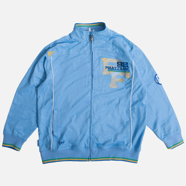 Vintage - Men - Phat Farm Fullzip Track Jacket - Sky Blue