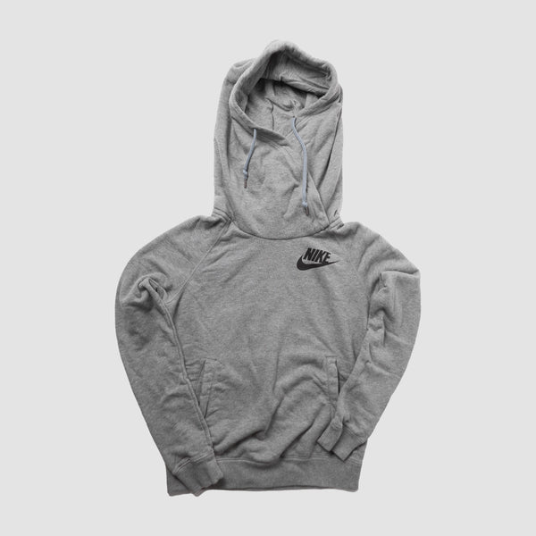 Vintage - Women - Nike Women's Cross Hoodie Sweatshirt - Heather Grey