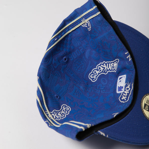 Vintage - Men - New Era AOP New York Yankees Fitted Cap Royal - Royal/Yellow