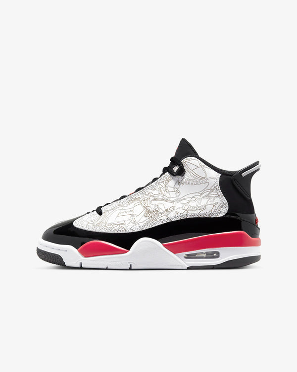 Jordan - Boy - GS Dub Zero - White/Fire Red/Black