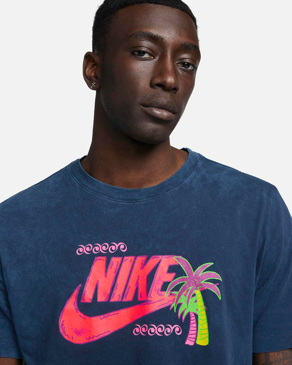 Nike - Men - Beach Party Washed Tee - Midnight Navy