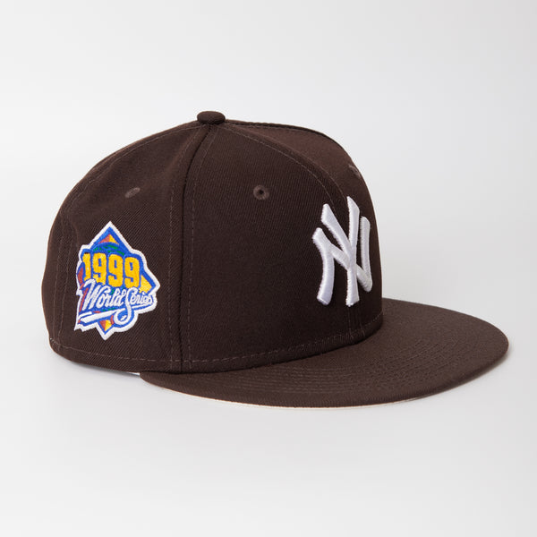 NEW ERA - Accessories - NY Yankees 1999 WS Custom Fitted - Burntwood/White