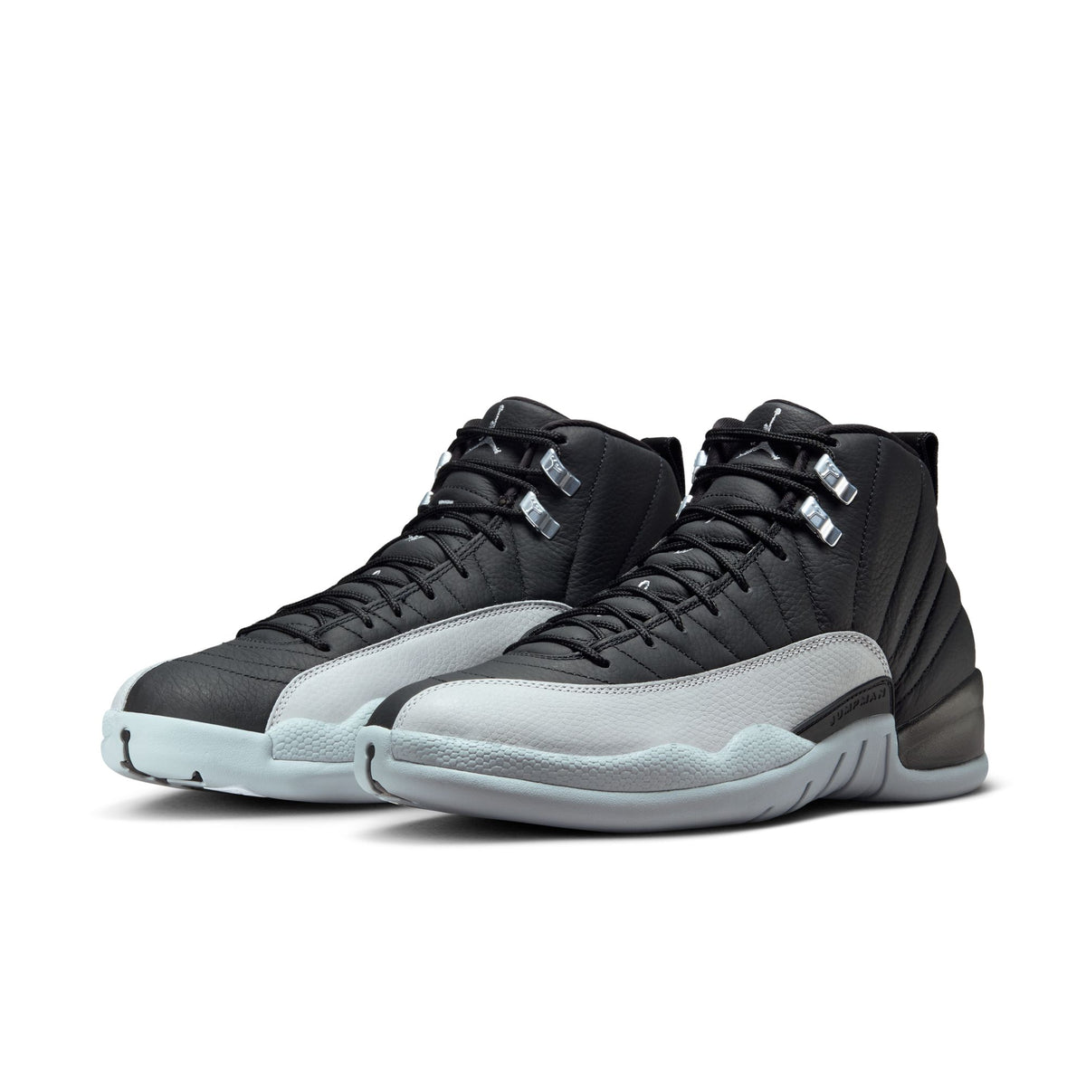 AIR JORDAN - RETRO 12 - BLACK/ WOLF GRAY/ WHITE - RELEASING 