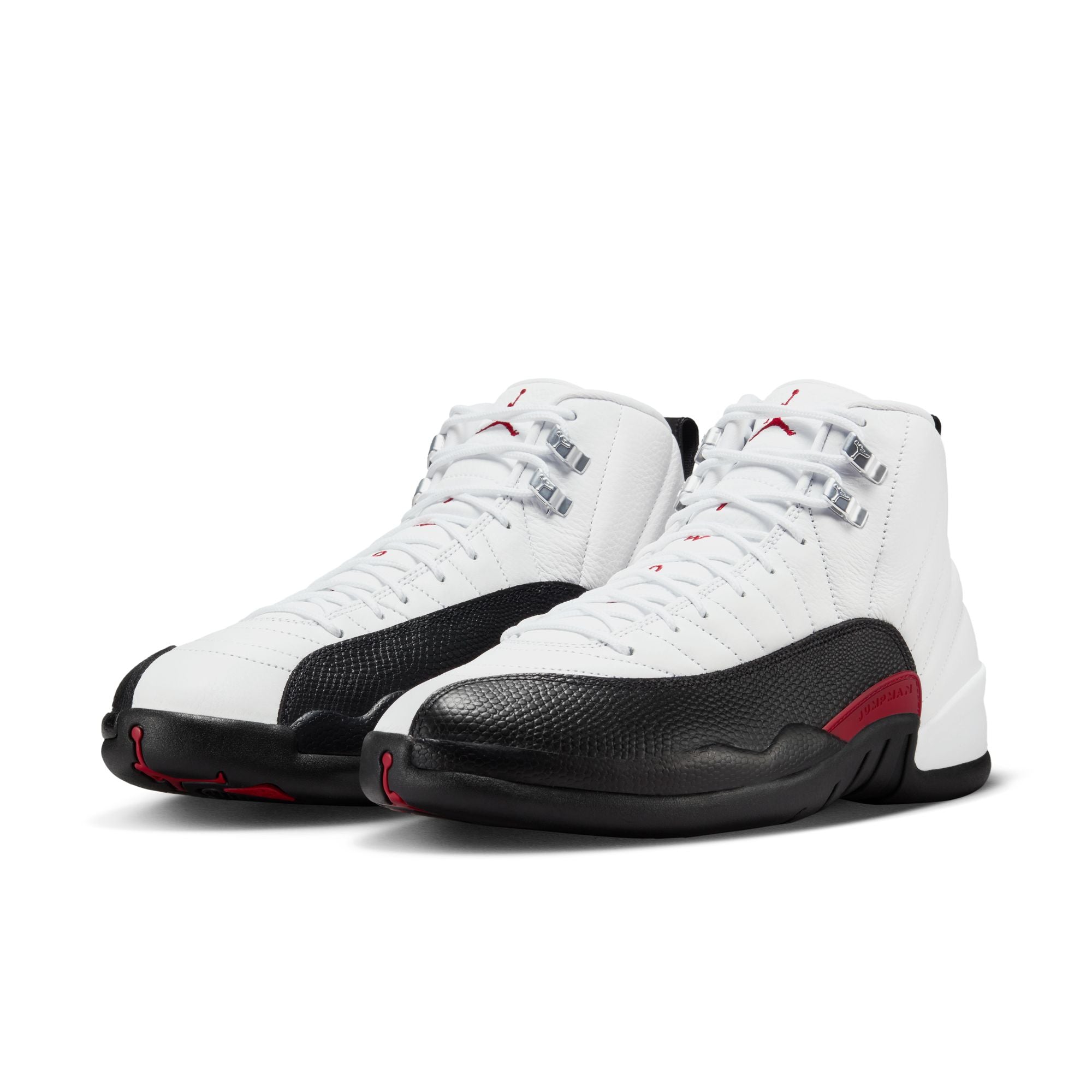 AIR JORDAN RETRO 12 WHITE GYM RED BLACK RELEASING 05 25 Nohble