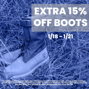 Winter Sale: 15% Off Boots