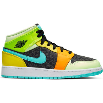 GS Air Jordan 1 Mid SE 'Aurora Green