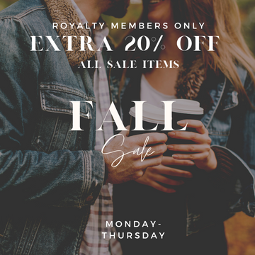 Fall Sale Now through 10/1